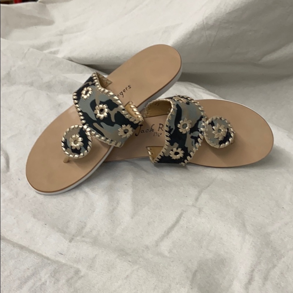 Jack Rogers camo Sandals.